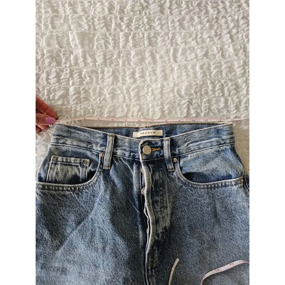 Pacsun Stretch Medium Indigo Dad Jeans sz 25